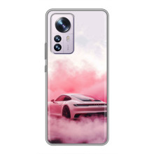 Чохол з авто Порше для Xiaomi 12 / 12X – Рожевий Порше