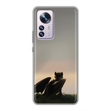 Чехол как приручить дракона на Xiaomi 12 / 12X (Беззубик)