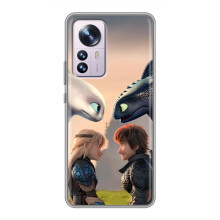 Чехол как приручить дракона на Xiaomi 12 / 12X (Гикавка и Астрид)