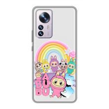 Чехол с Лабубу на Xiaomi 12 / 12X – Фон Лабубу