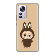 Чехол с Лабубу на Xiaomi 12 / 12X – Коричневый Лабубу