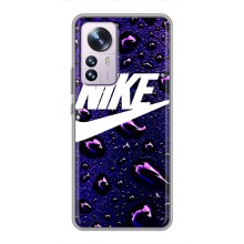 Чохол з логтипом Найк на Xiaomi 12 / 12X (Найк на фіолетовому)