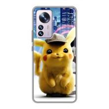Чехол с Пикачу на Xiaomi 12 / 12X – Пикачу в городе