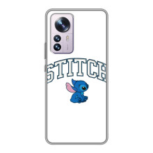 Чехол с принтом Стич на Xiaomi 12 / 12X – Стич лого
