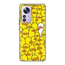 Силиконовый бампер с картинкой животных для Xiaomi 12 / 12X (Особенный)