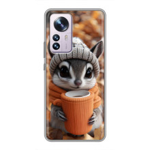 Печатный чехол «Зверята с кофе» для Xiaomi 12 / 12X