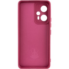 Чохол Silicone Cover Lakshmi Full Camera (A) для Xiaomi Redmi Note 12T Pro – Бордовий