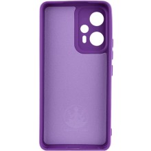 Чехол Silicone Cover Lakshmi Full Camera (A) для Xiaomi Redmi Note 12T Pro – Фиолетовый