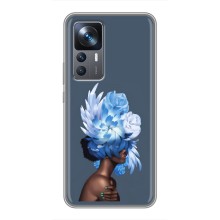 Чехлы (ART) Цветы на Xiaomi 12T Pro (VPrint) (Цветы на голове)