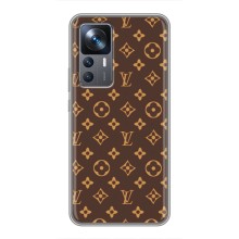 Чехлы Луи Витон для Xiaomi 12T Pro (AlphaPrint - LOUIS VUITTON) (фон LOUIS VUITTON)