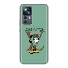 Чехлы Луи Витон для Xiaomi 12T Pro (AlphaPrint - LOUIS VUITTON) (Микки Маус LV)