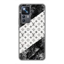 Чехол Стиль Louis Vuitton на Xiaomi 12T Pro (LV на белом)