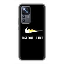 Силиконовый Чехол на Xiaomi 12T Pro с картинкой Nike (Later)