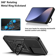 Ударостійкий чохол Camshield Serge Ring для Xiaomi 12T / 12T Pro – Чорний