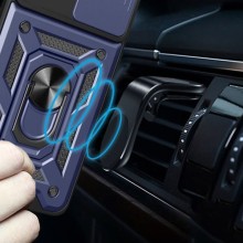 Ударостійкий чохол Camshield Serge Ring для Xiaomi 12T / 12T Pro – Синій