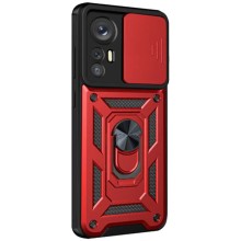 Ударостійкий чохол Camshield Serge Ring для Xiaomi 12T / 12T Pro – Червоний