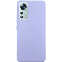 Чохол Silicone Cover Lakshmi (AA) для Xiaomi 12T / 12T Pro – Бузковий