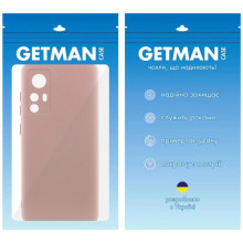 Чехол TPU GETMAN Liquid Silk Full Camera для Xiaomi 12T / 12T Pro – Розовый