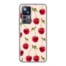 Чехлы с Фруктами для Xiaomi 12T (VPrint) (Вишня)