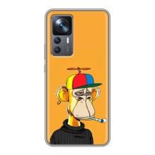 Чехлы с Обезьянами NFT для Xiaomi 12T (AlphaPrint) (Скучающая Обезьяна NFT)