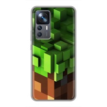 Чехол Майнкрафт на Xiaomi 12T (AlphaPrint) Minecraft (текстура Майнкрафт)