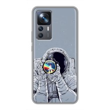 Чехол NASA для Xiaomi 12T (AlphaPrint) (Космонавт фото)