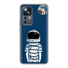Чехол NASA для Xiaomi 12T (AlphaPrint) (Мальчик в шлеме)