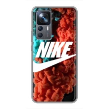 Чехол для Xiaomi 12T - с принтом Найк (AlphaPrint) (Дымчатый найк)