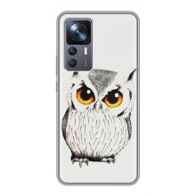 Чехол с птицами на Xiaomi 12T (VPrint) (Милая Сова)