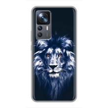 Чехол со Львом для Xiaomi 12T (VPrint) (Синий Лев)