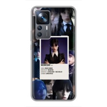 Чехлы Венсдей на Xiaomi 12T Уэнсдей (AlphaPrint) (коллаж Уэнздей)