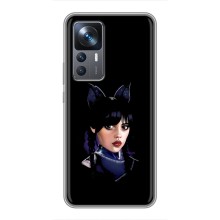 Чехлы Венсдей на Xiaomi 12T Уэнсдей (AlphaPrint) (серьезная Уэнздей)