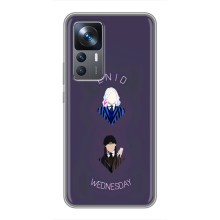 Чехлы Венсдей на Xiaomi 12T Уэнсдей (AlphaPrint) (Уэнздей и подруга)