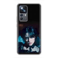 Чехлы Венсдей на Xiaomi 12T Уэнсдей (AlphaPrint) (взгляд Уэнздей)
