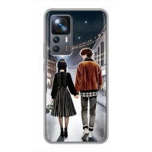 Чехол с дизайном Венздей 2 на Xiaomi 12T – Уэнсдей и Тайлер