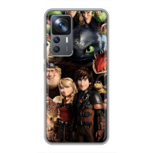 Чехол как приручить дракона на Xiaomi 12T (Персонажи дракона)