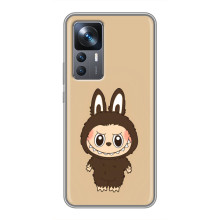 Чехол с Лабубу на Xiaomi 12T – Коричневый Лабубу
