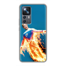 Чехол с принтом Фантастическая четверка для Xiaomi 12T – Человек-Факел