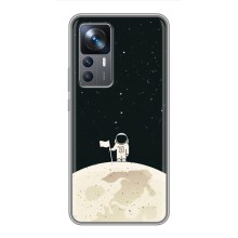 Космические Чехлы для Сяоми 12Т (VPrint) (На луне)