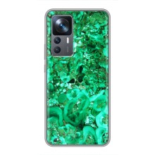 Мраморный чехол на Xiaomi 12T (VPrint) (Салатный Мрамор)