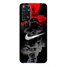 Силиконовый Чехол на Xiaomi 12T с картинкой Nike (Nike дым)