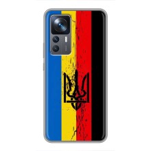 Украинские Чехлы для Xiaomi 12T с картинкой УПА (AlphaPrint) (Флаг УПА)