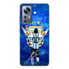 Чехлы для Xiaomi 12 / 12X (Leo чемпион) (AlphaPrint) (Месси сборная)