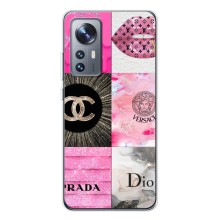 Чохол (Dior, Prada, YSL, Chanel) для Xiaomi 12 / 12X (Модніца)