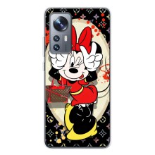 Чехол Disney Mouse Xiaomi 12 / 12X (PREMIUMPrint) (Минни peace)