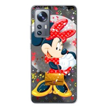 Чехол Disney Mouse Xiaomi 12 / 12X (PREMIUMPrint) (Minni с бантиком)