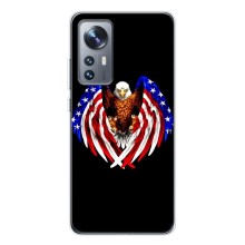 Чехол Флаг USA для Xiaomi 12 / 12X – Крылья США