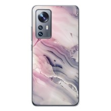 Мраморный чехол на Xiaomi 12 / 12X (VPrint) (Пурпурный Мрамор)