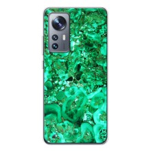 Мраморный чехол на Xiaomi 12 / 12X (VPrint) (Салатный Мрамор)