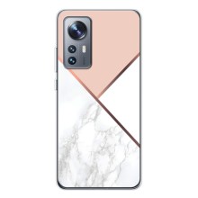 Мраморный чехол на Xiaomi 12 / 12X (VPrint) (Тройной мрамор)